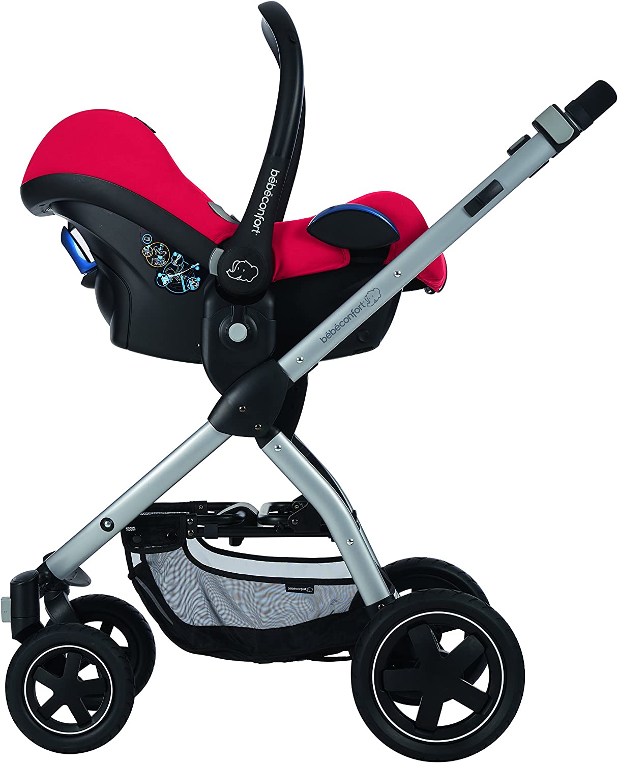 FOTELIK SAMOCHODOWY BEBE CONFORT 0-13 KG ISOFIX CZERWONY - obrazek 5