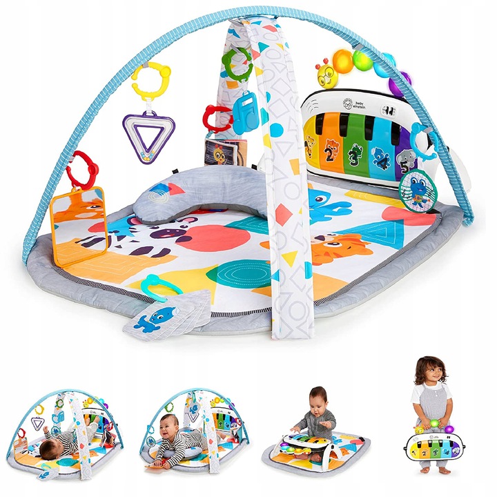 BABY EINSTEIN MATA EDUKACYJNA 4W1 PIANINKO MUZYKA